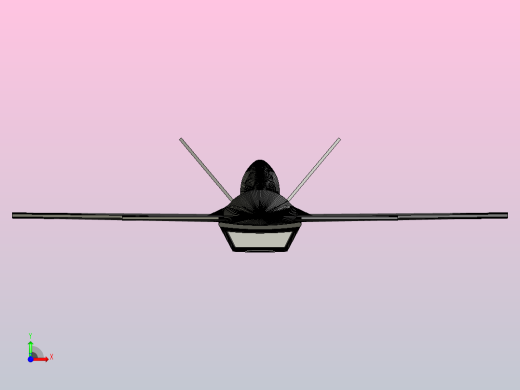 jet-fighter fj delta飞机前视缩略图