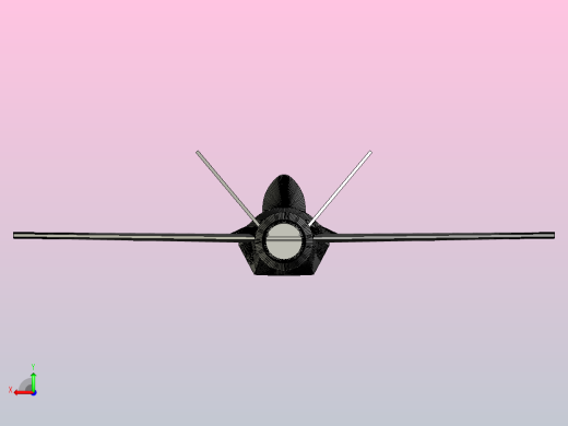 jet-fighter fj delta飞机后视缩略图