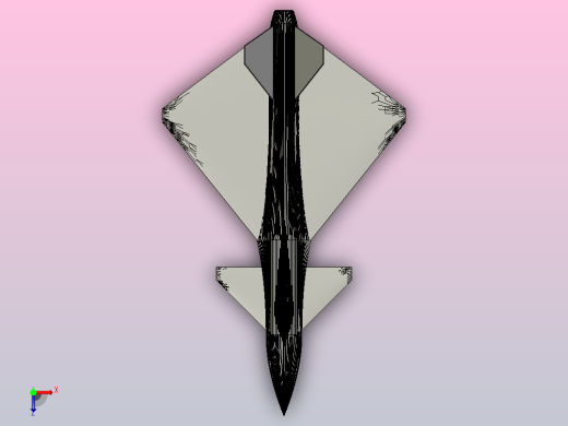 jet-fighter fj delta飞机俯视缩略图