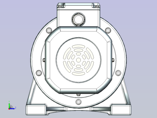 精研卧式标准电机 s370h03-U左视缩略图