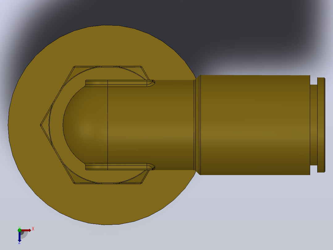 IPLT-G 全铜L型螺纹弯头-G螺纹管接头[IPLT04-G02]俯视图