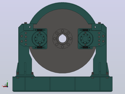键连接液压盘式制动系统_HKPZ1000F100×2-Ⅲ-BH右视缩略图