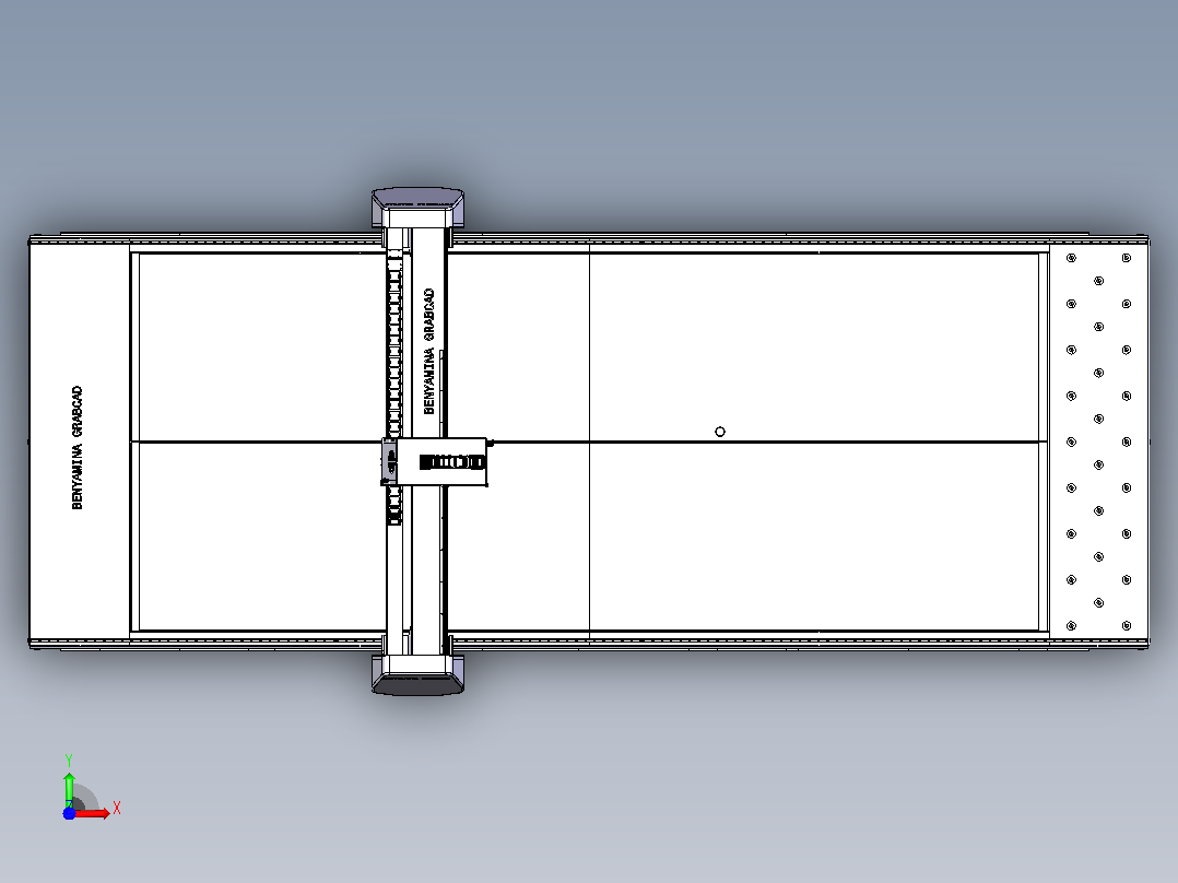 CNC 雕刻机前视图