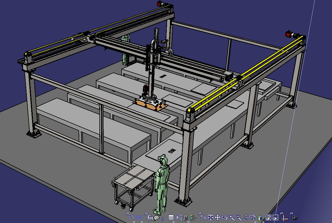 J38 龙门机械手3D模型图纸 STEP格式
