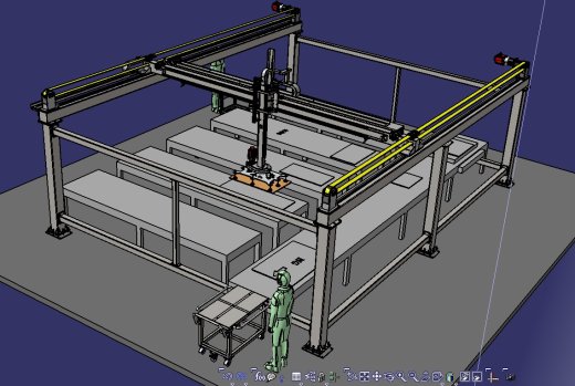 J38 龙门机械手3D模型图纸 STEP格式缩略图