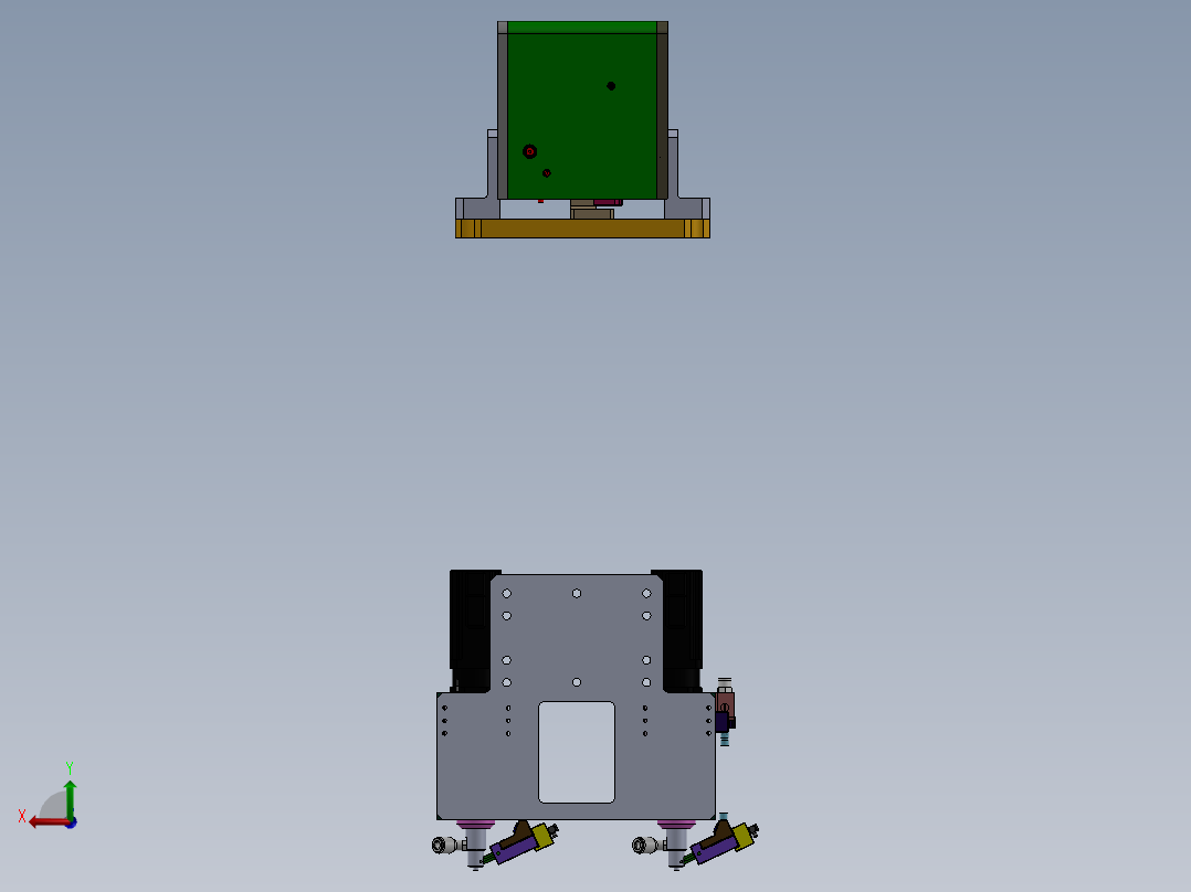 自动螺钉供料拧紧机构sw23后视图