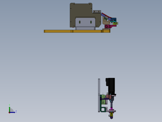 自动螺钉供料拧紧机构sw23左视缩略图