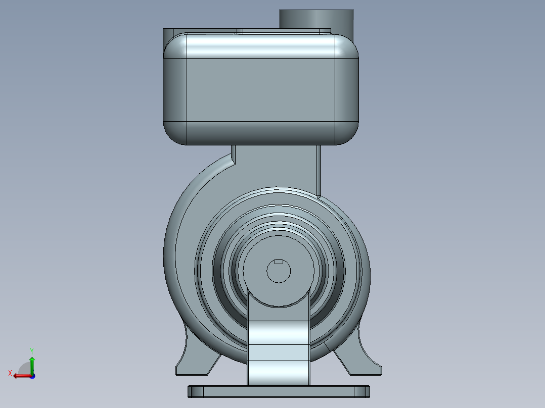 戈尔曼-鲁普-离心泵SW2013后视图