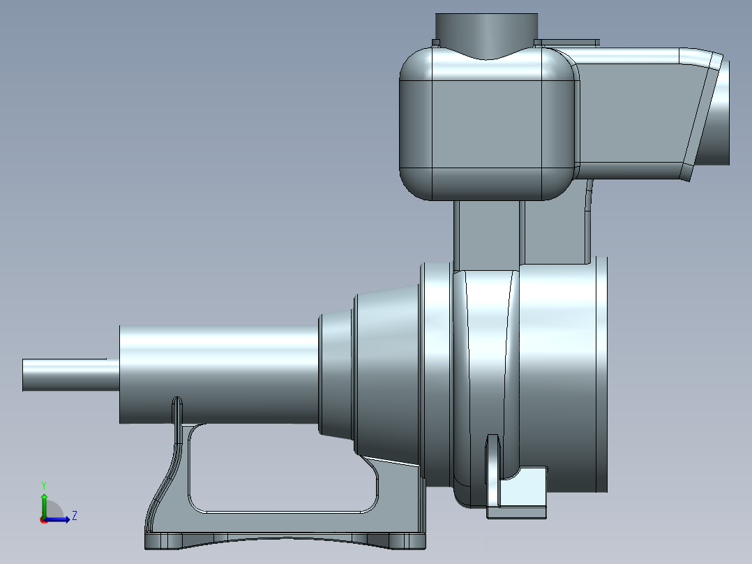 戈尔曼-鲁普-离心泵SW2013左视图