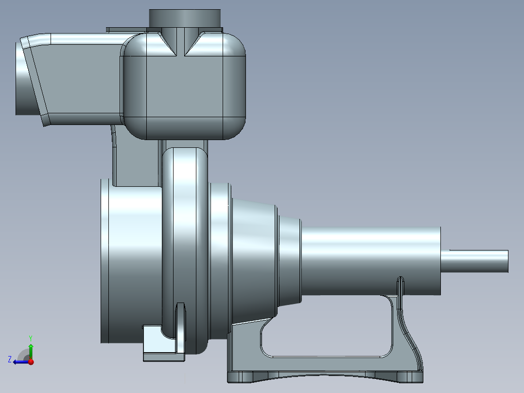 戈尔曼-鲁普-离心泵SW2013右视图