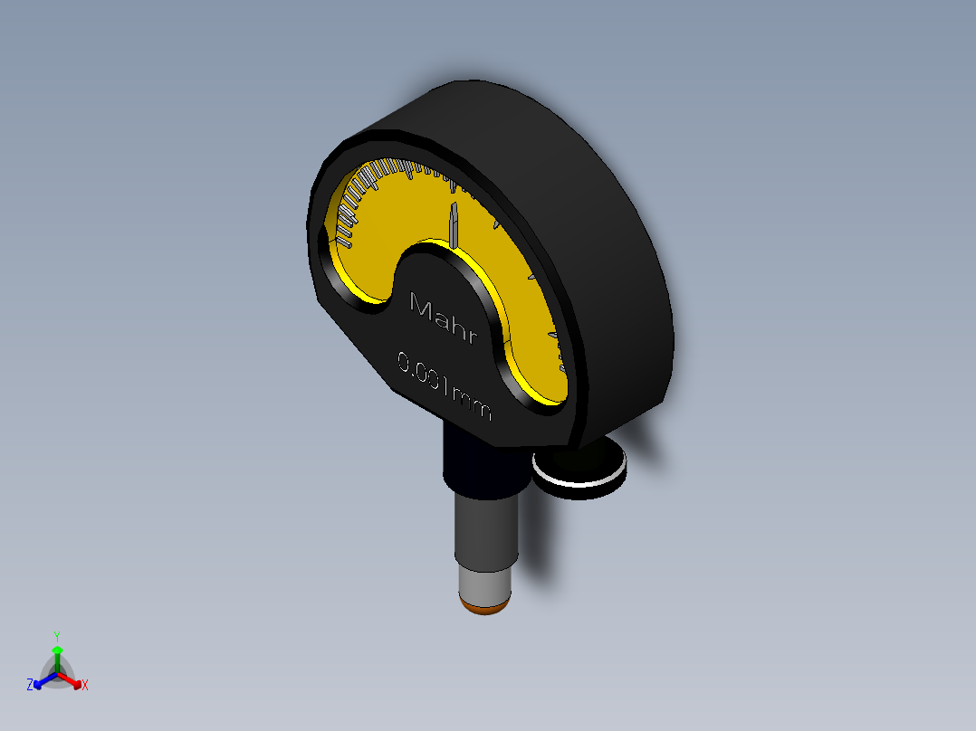 量表正等轴测图