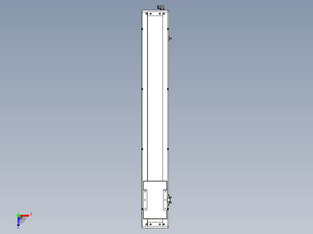 Toyo东佑达直线模组-ECH14-800-BM-400W俯视图