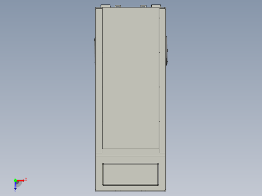 平床拖车单轴俯视缩略图