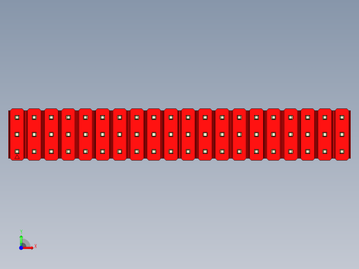 彩色公头100mil（2.54mm）系列-DS1021_red_3x20p_100mil_Type5_rev1.0前视缩略图
