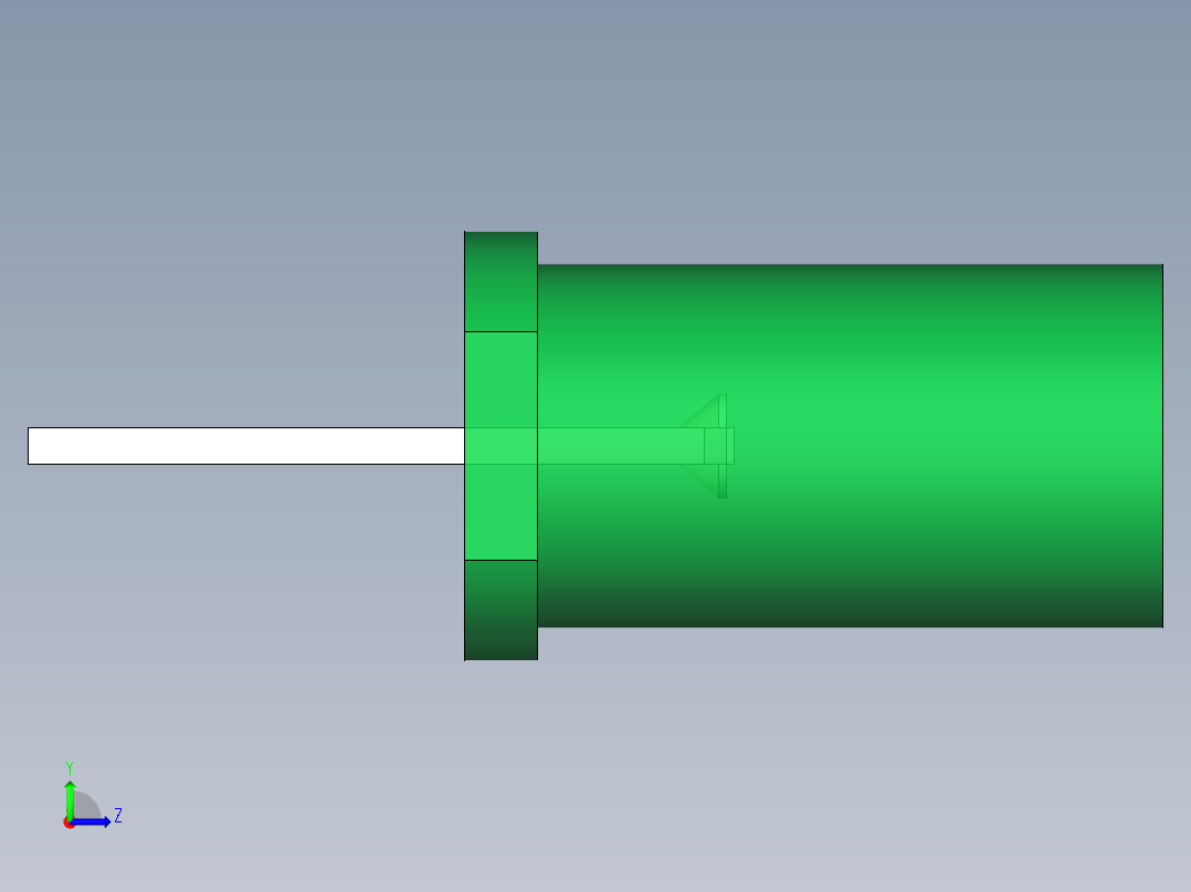 LED_Cylindrical_Green8_D5x9.6mm左视图