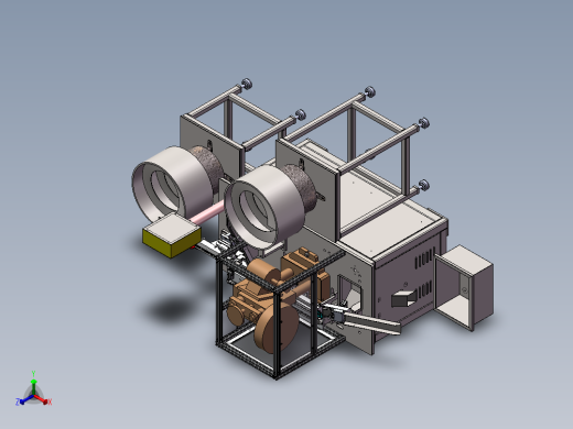 43T形螺母组装机2正等轴测缩略图
