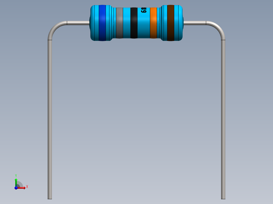 电容器 二极管 电阻器-Resistor 680K Ohm 1 Watt前视图