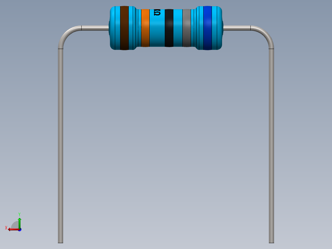电容器 二极管 电阻器-Resistor 680K Ohm 1 Watt后视图
