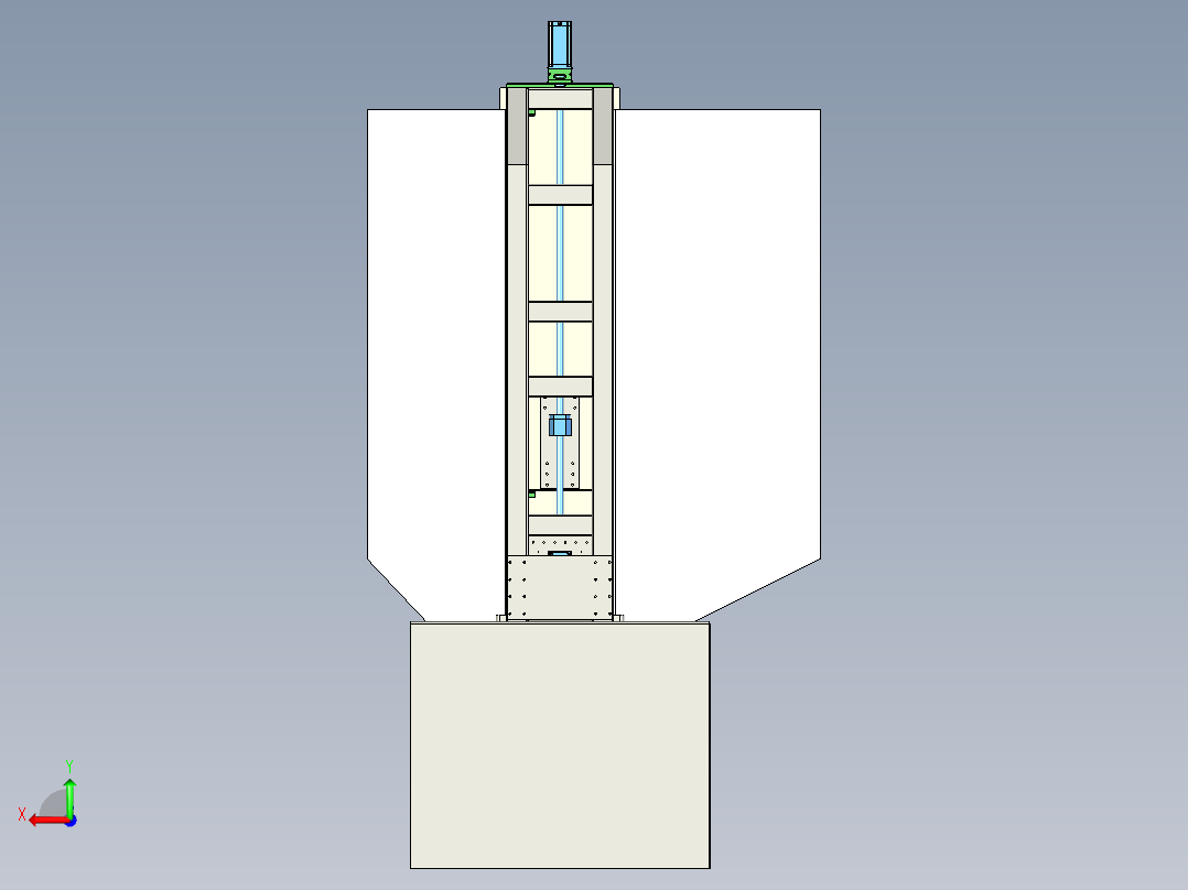 DIY铣床226x150x620 SBR20 SFU1605后视图