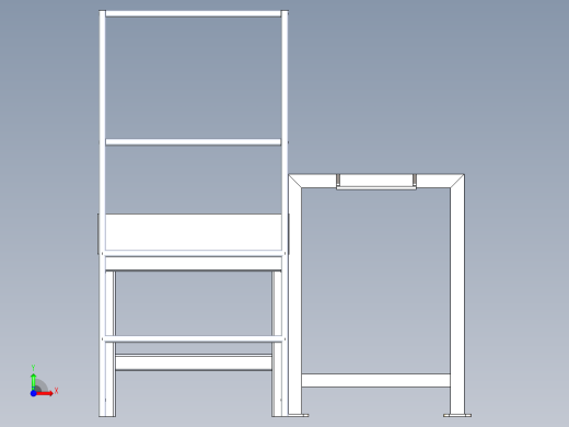 粉末-液体混合用水平工业丝带搅拌机前视缩略图