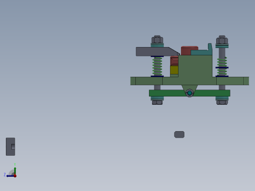 831008拨叉铣φ32外圆上端面三维SolidWorks图右视缩略图
