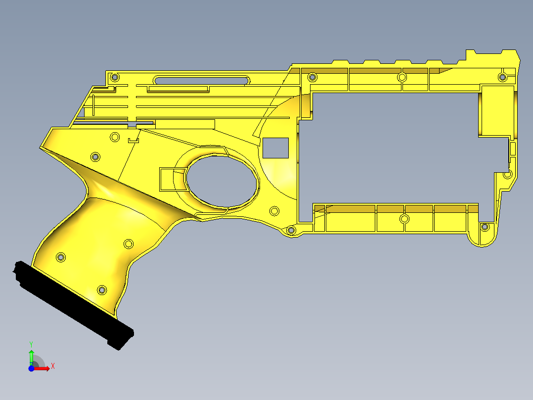 软弹枪手枪 CREO STP前视图