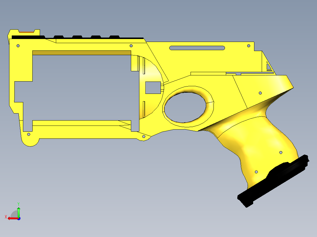 软弹枪手枪 CREO STP后视图