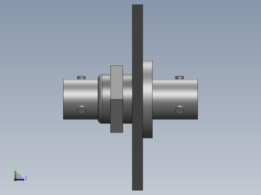 1553的1U机架面板左视缩略图