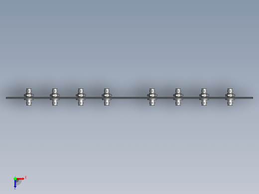 1553的1U机架面板俯视缩略图