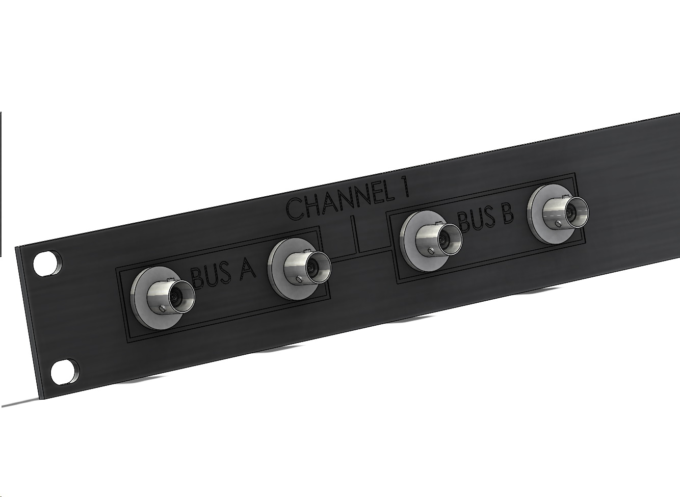 1553的1U机架面板