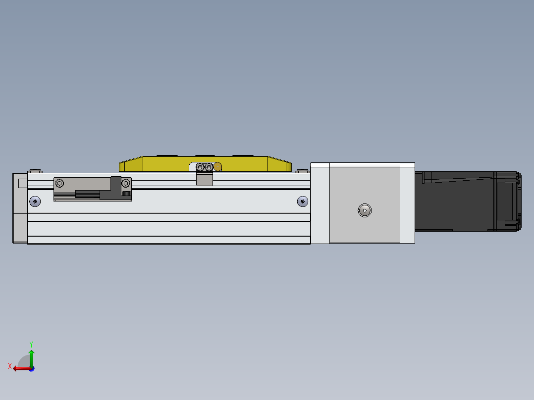 GTH内嵌丝杆全封闭GTH5-100W后视图