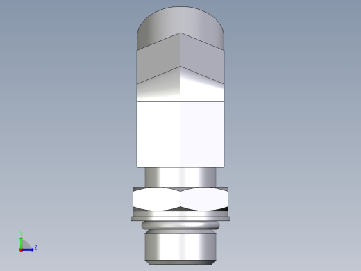 卡套式工业通用硬管接头EO_Adjustable_locknut_45_deg_elbow_VEE15LMOROMDCF左视缩略图