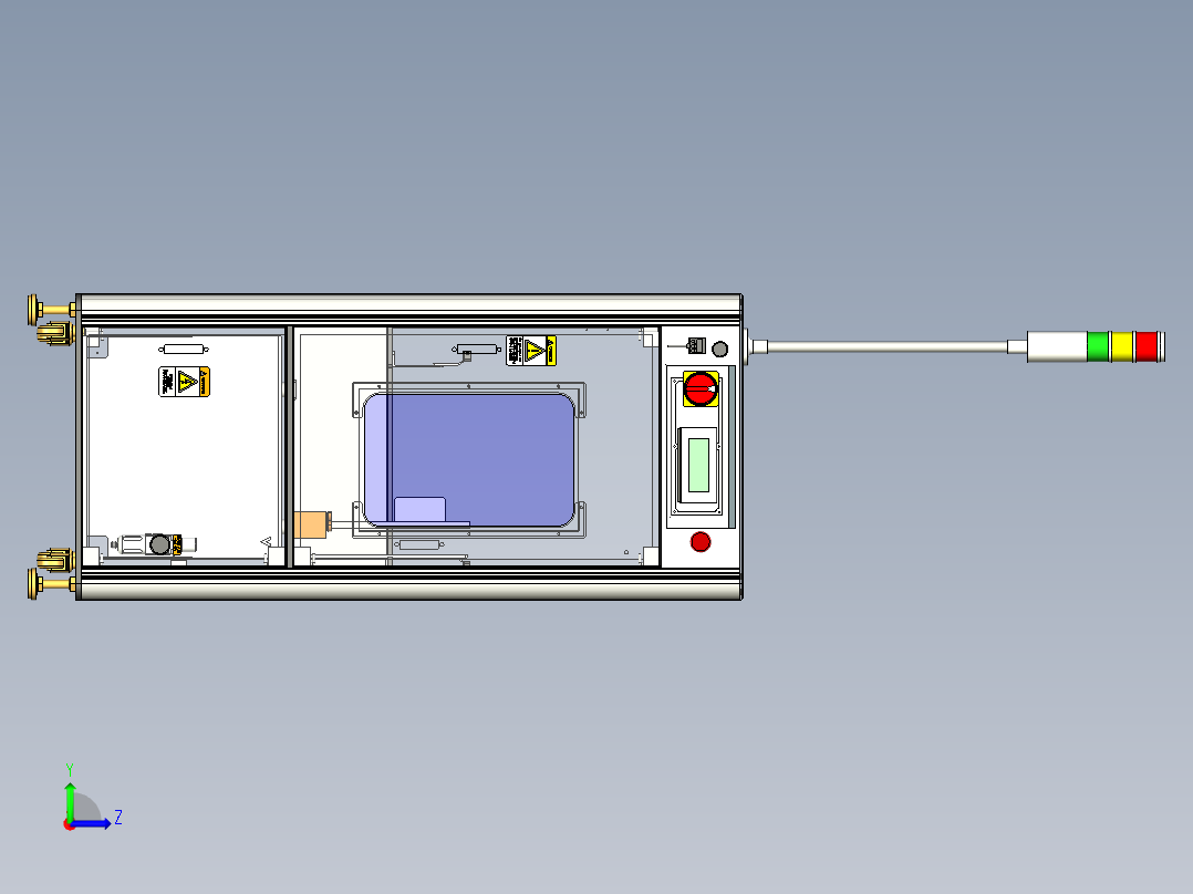 真空供给输送机左视图