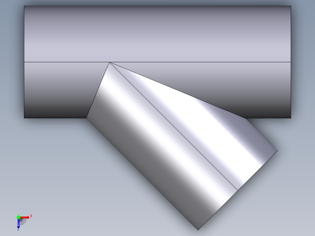 7YIV 45通带溶剂焊接插座俯视图