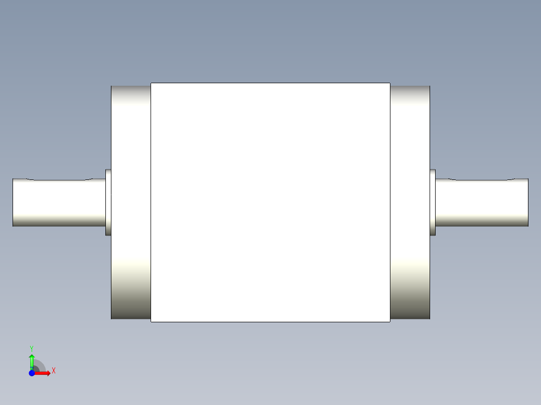 换向器PW90双轴 PLX90-L2 19-70-90-M6.stp前视图