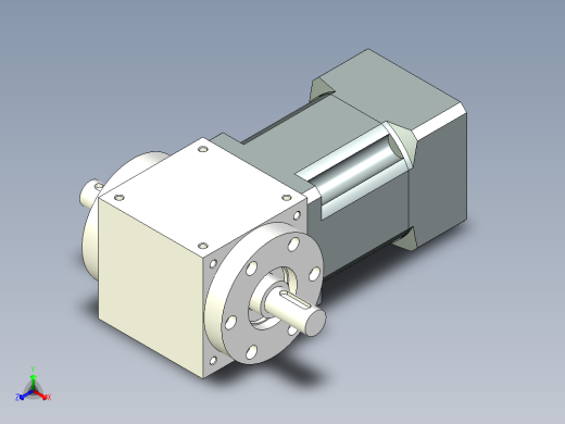 换向器PW90双轴 PLX90-L2 19-70-90-M6.stp正等轴测缩略图