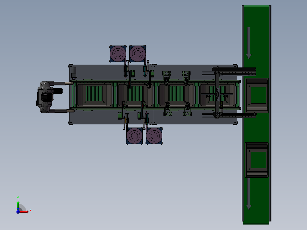 全自动装螺母拉铆螺母在线铆接螺母设备前视图