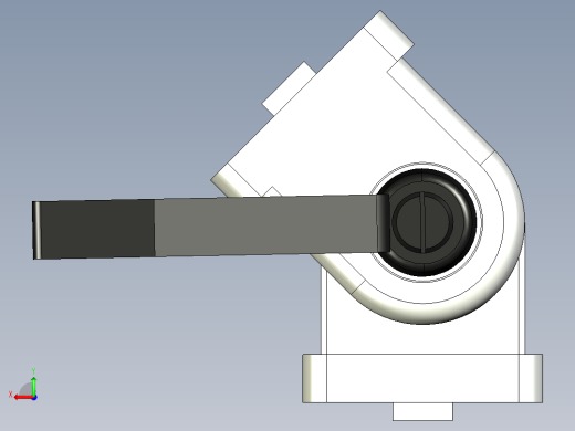 型材-BR 40X40 PIVOT JOINT WITH LEVER KJN532235L 后视缩略图