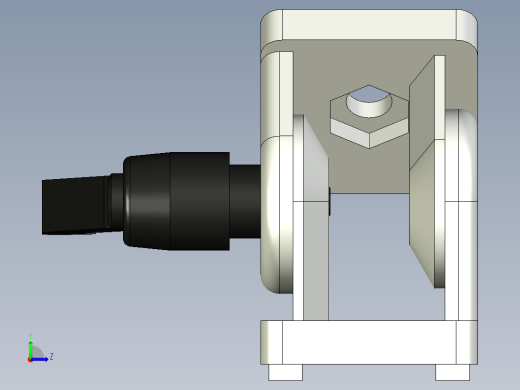 型材-BR 40X40 PIVOT JOINT WITH LEVER KJN532235L 左视缩略图