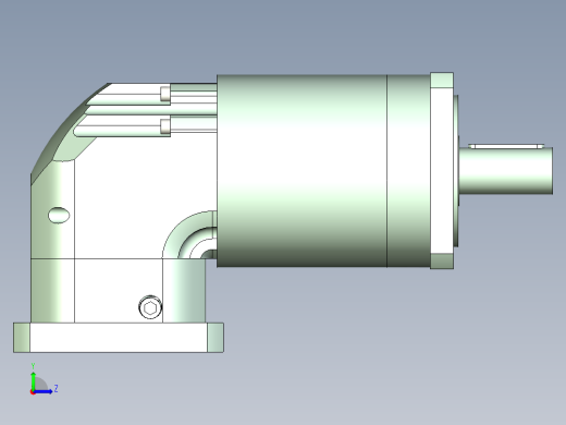 直齿ZPLF160-L3 35-114.3-200-M12.stp左视缩略图