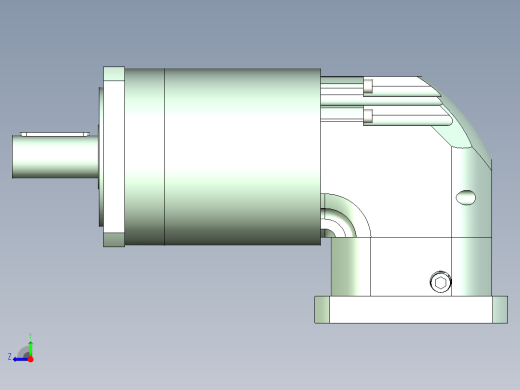 直齿ZPLF160-L3 35-114.3-200-M12.stp右视缩略图