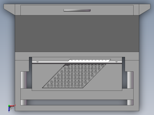 镜片裁片机床俯视缩略图