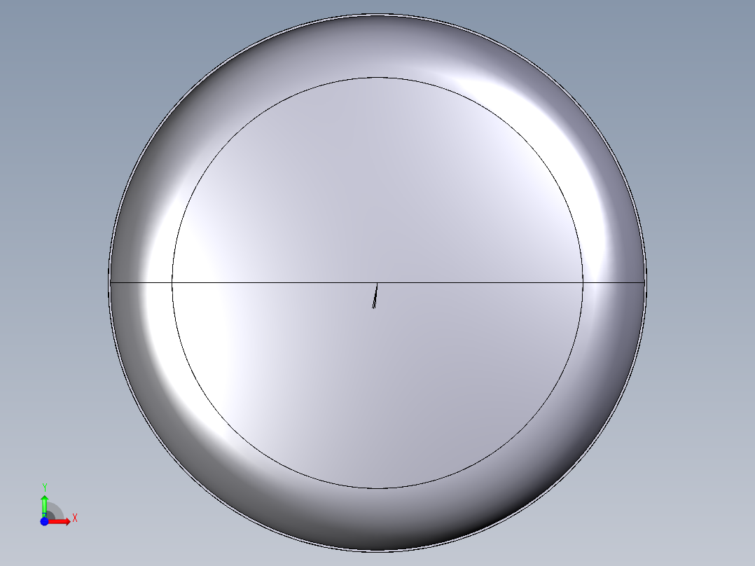 7CLV 带有溶剂焊接插座的端盖前视图