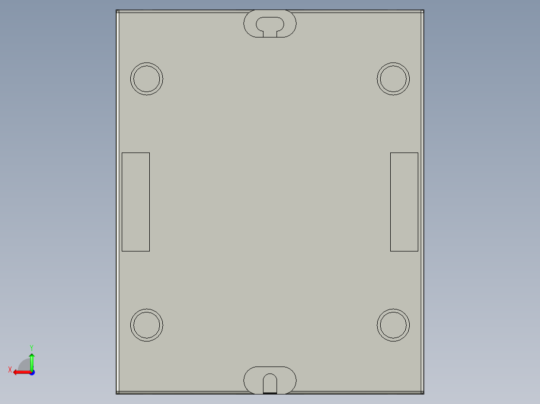隔离开关后视图
