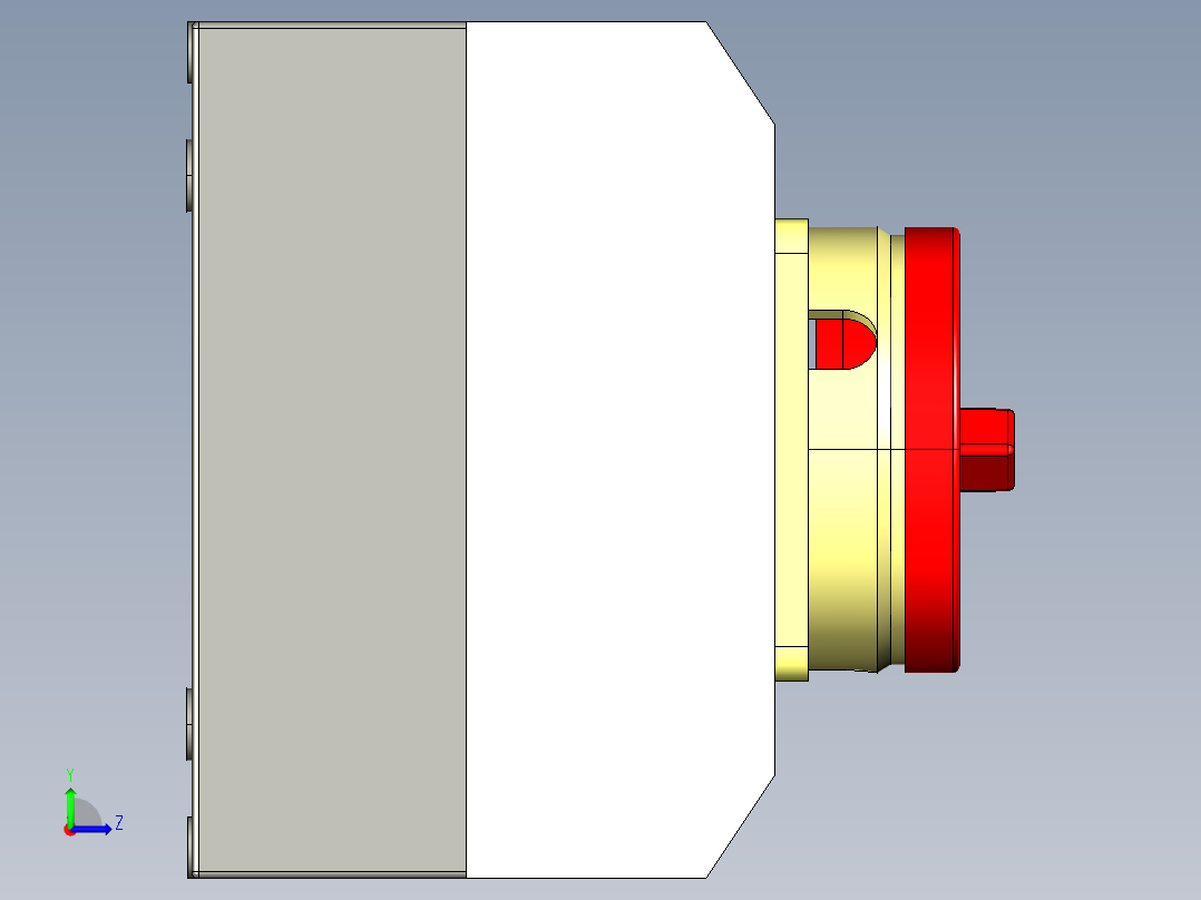 隔离开关左视图