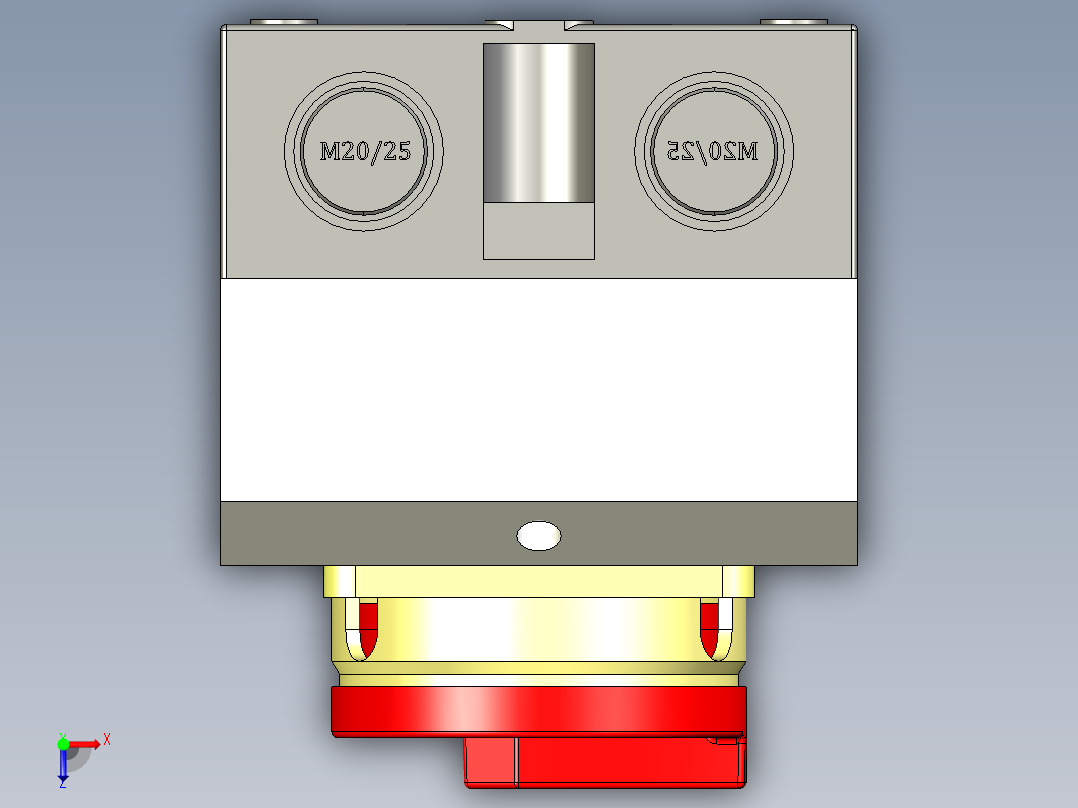 隔离开关俯视图