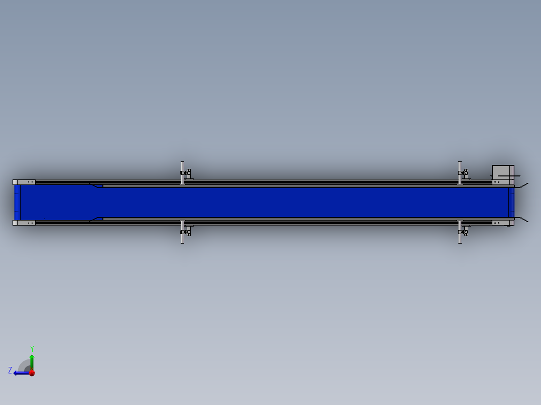 套袋机传送带俯视图