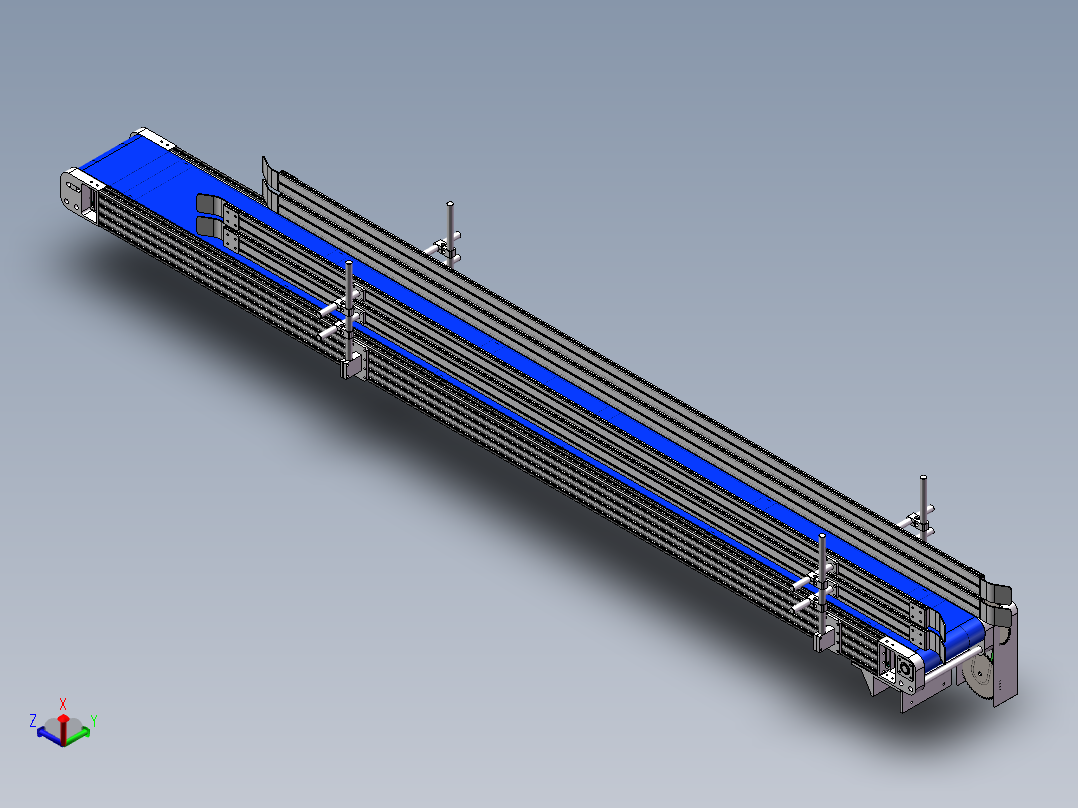 套袋机传送带正等轴测图