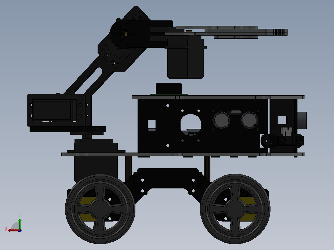 AGV小车、AGV(193)后视图