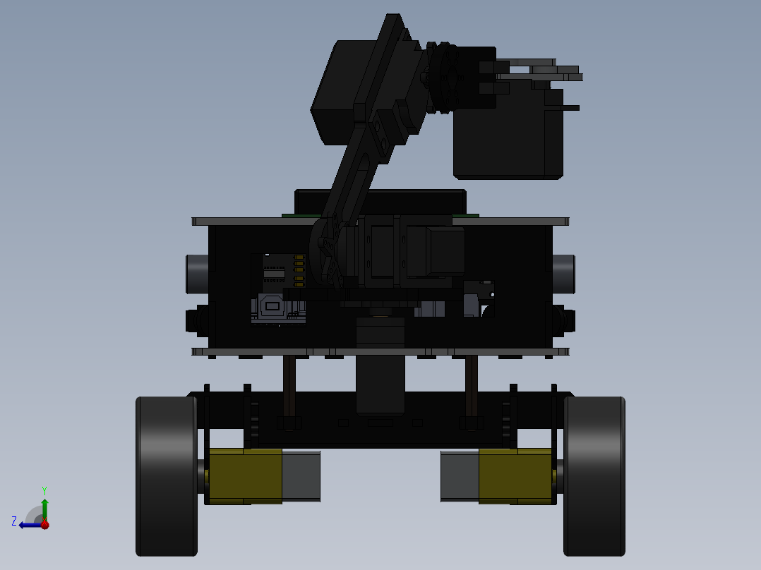 AGV小车、AGV(193)右视图